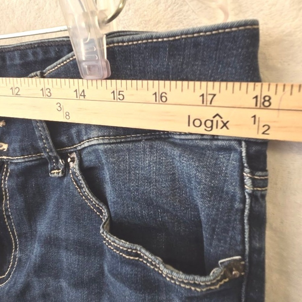 Torrid Womens Super Soft Jegging Dark Wash Denim Casual 16S Short - Picture 6 of 11